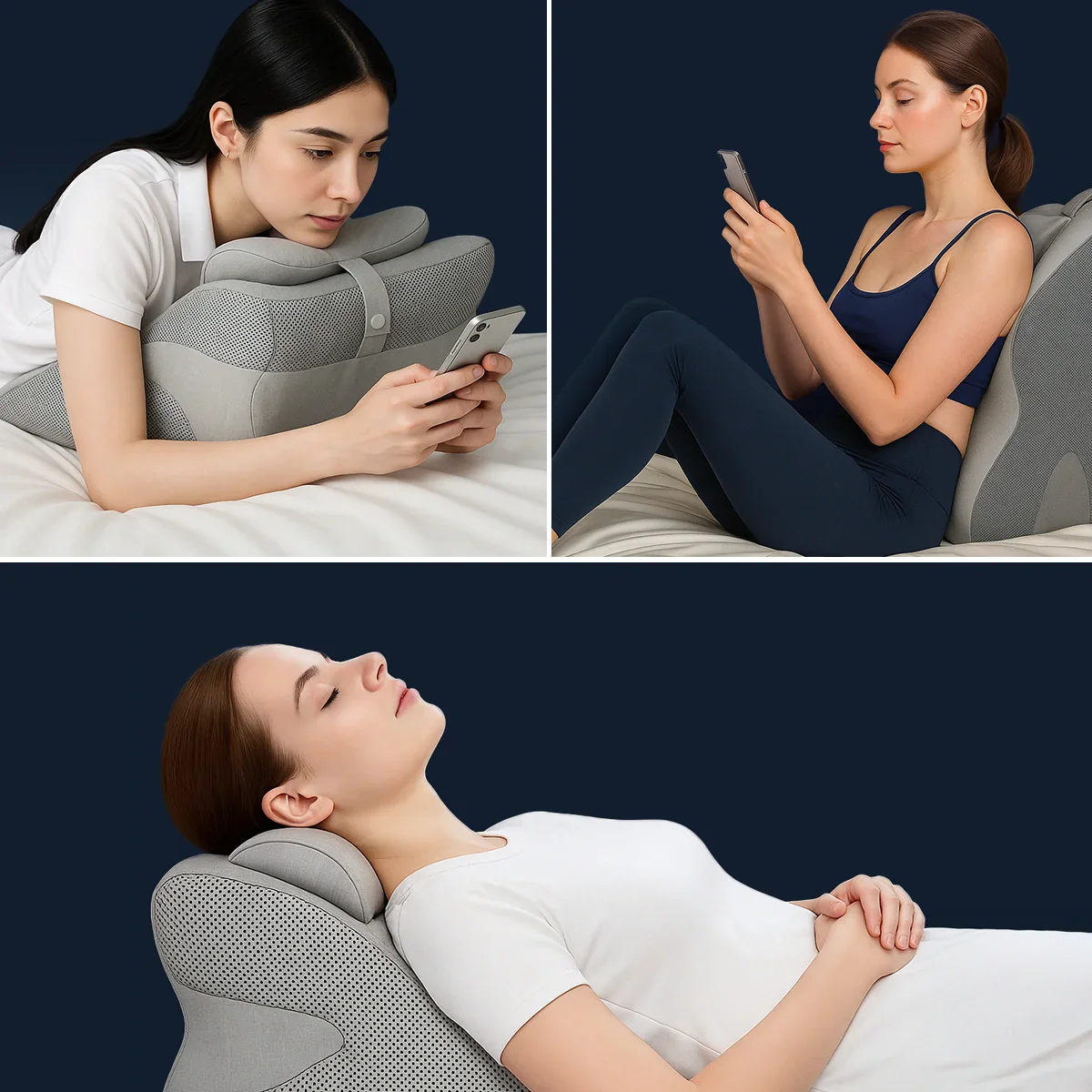 Coussin Ergonomique avec Tête de Lit - Image 3