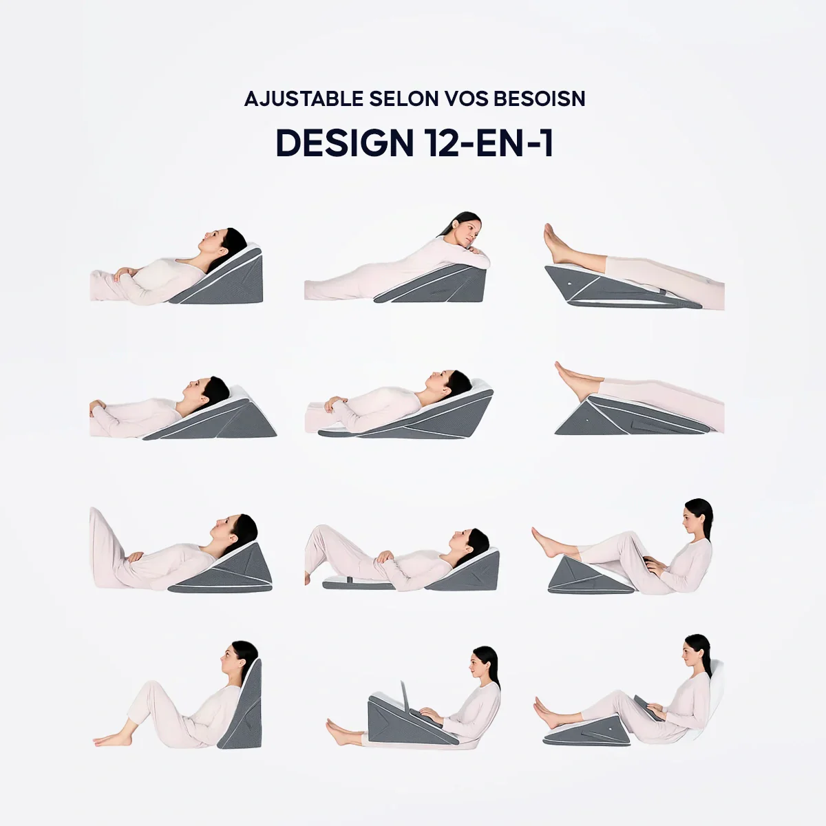 Ensemble d'Oreillers Réglables - Image 2